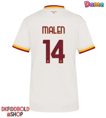 AS Roma Donyell Malen #14 Udebanetrøje Dame 2026-27 Kort ærmer AS Roma Donyell Malen #14 Udebanetrøje Dame 2026-27 Kort ærmer